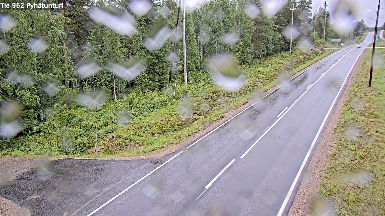 Weather Camera Image Road 962 Pelkosenniemi Pyhätunturi, Pelkosenniemi, Lappi