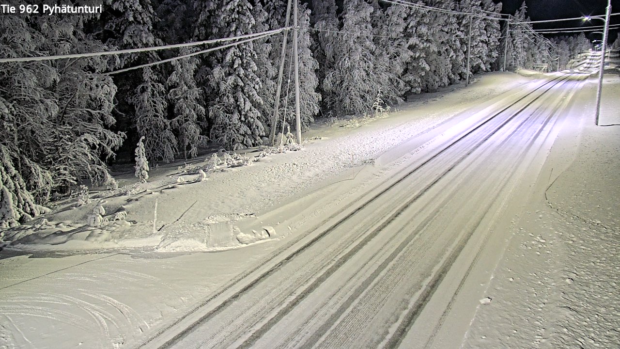 Kelikamerat Kuva Tie 962 Pelkosenniemi Pyhätunturi, Pelkosenniemi, Lappi