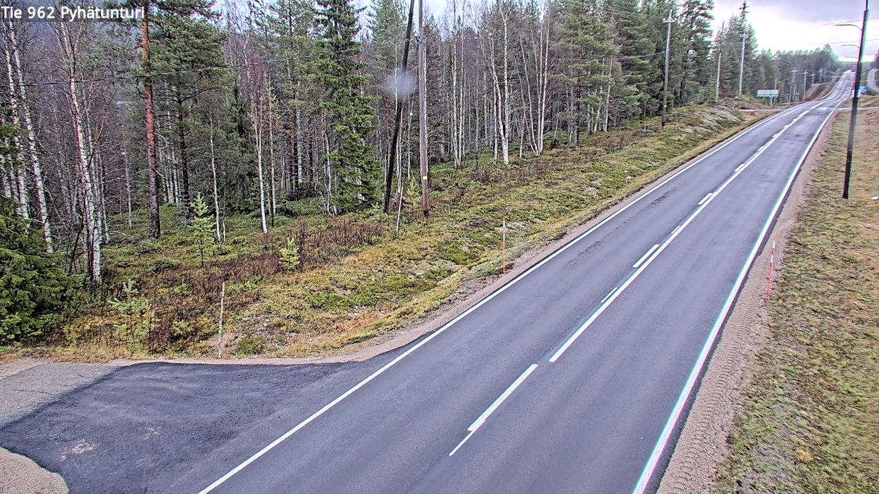 Kelikamerat Kuva Tie 962 Pelkosenniemi Pyhätunturi, Pelkosenniemi, Lappi