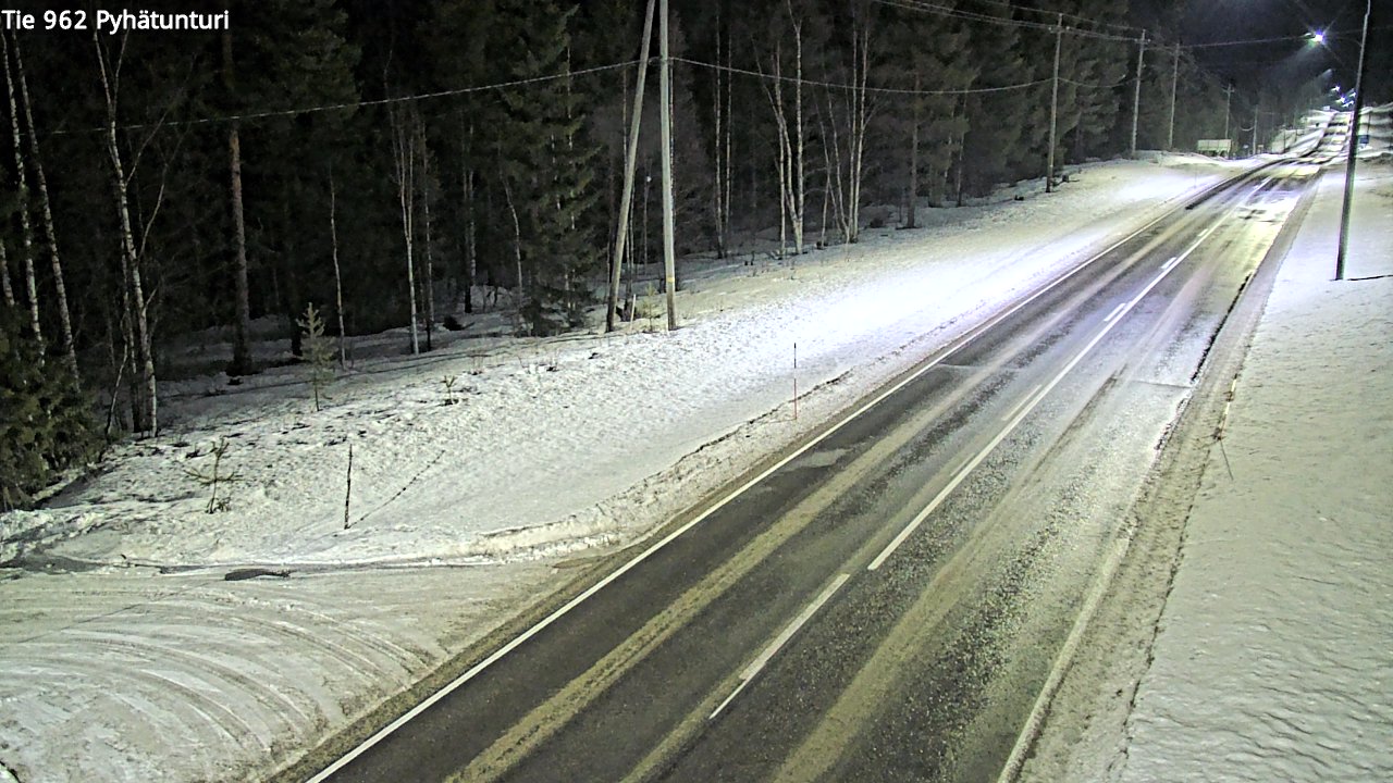 Kelikamerat Kuva Tie 962 Pelkosenniemi Pyhätunturi, Pelkosenniemi, Lappi