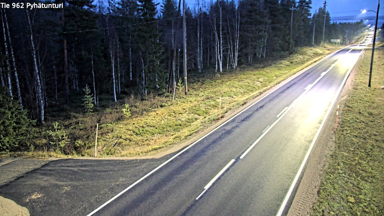 Kelikamerat Kuva Tie 962 Pelkosenniemi Pyhätunturi, Pelkosenniemi, Lappi