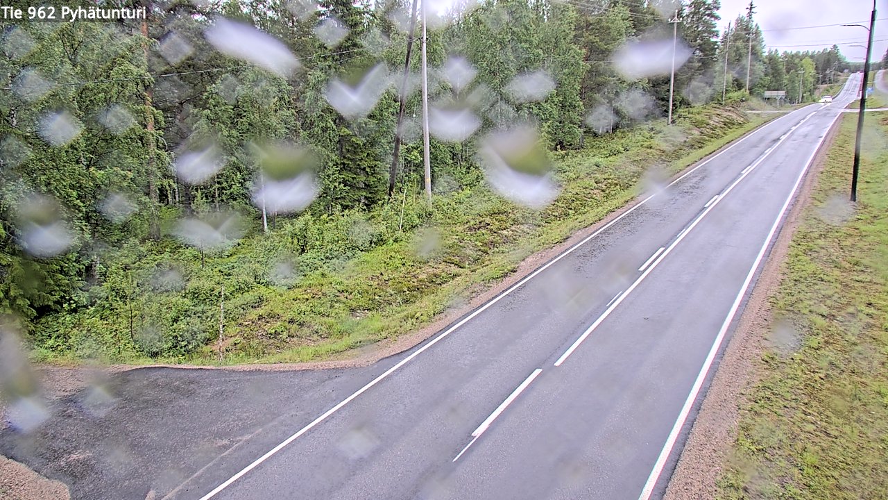 Weather Camera Image Road 962 Pelkosenniemi Pyhätunturi, Pelkosenniemi, Lappi
