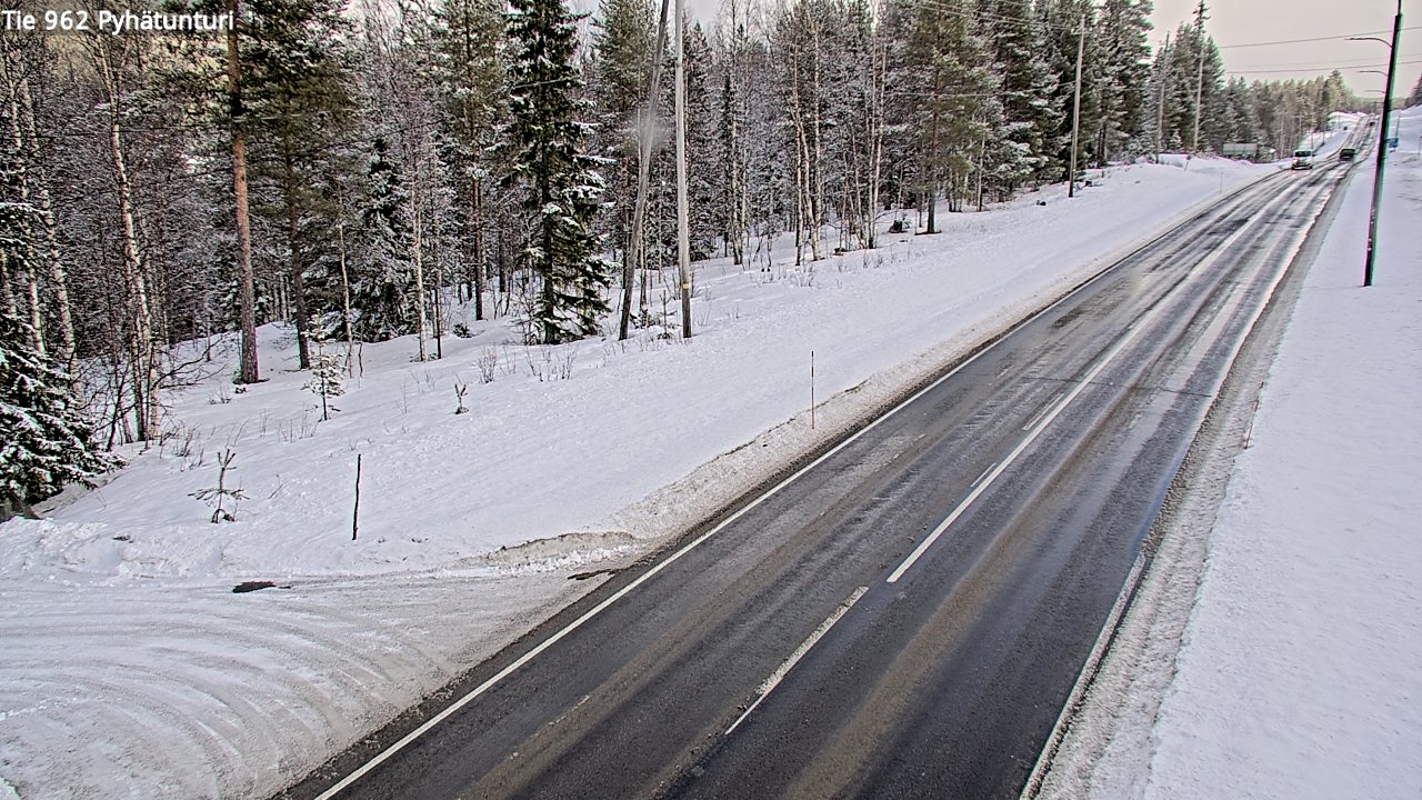 Kelikamerat Kuva Tie 962 Pelkosenniemi Pyhätunturi, Pelkosenniemi, Lappi