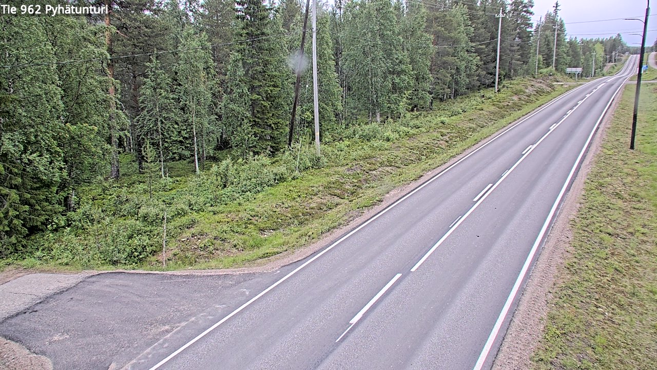 Kelikamerat Kuva Tie 962 Pelkosenniemi Pyhätunturi, Pelkosenniemi, Lappi