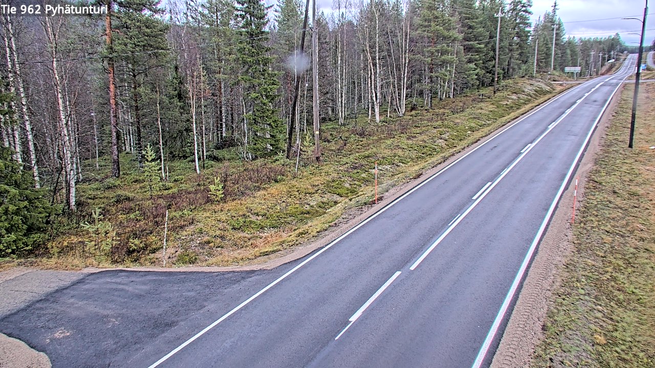 Kelikamerat Kuva Tie 962 Pelkosenniemi Pyhätunturi, Pelkosenniemi, Lappi