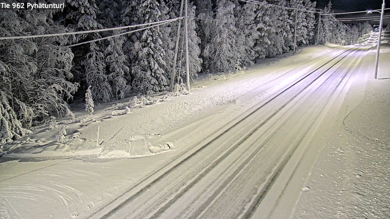 Kelikamerat Kuva Tie 962 Pelkosenniemi Pyhätunturi, Pelkosenniemi, Lappi
