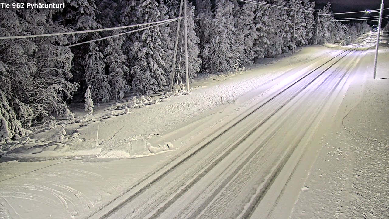 Kelikamerat Kuva Tie 962 Pelkosenniemi Pyhätunturi, Pelkosenniemi, Lappi