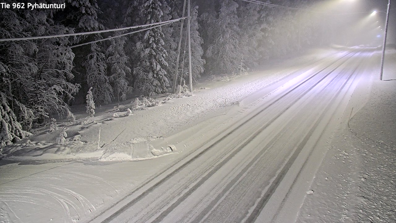 Kelikamerat Kuva Tie 962 Pelkosenniemi Pyhätunturi, Pelkosenniemi, Lappi