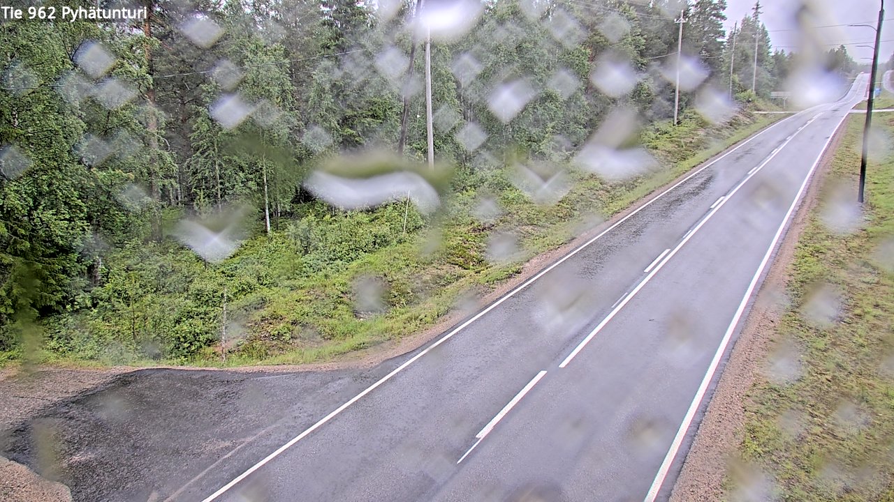 Weather Camera Image Road 962 Pelkosenniemi Pyhätunturi, Pelkosenniemi, Lappi