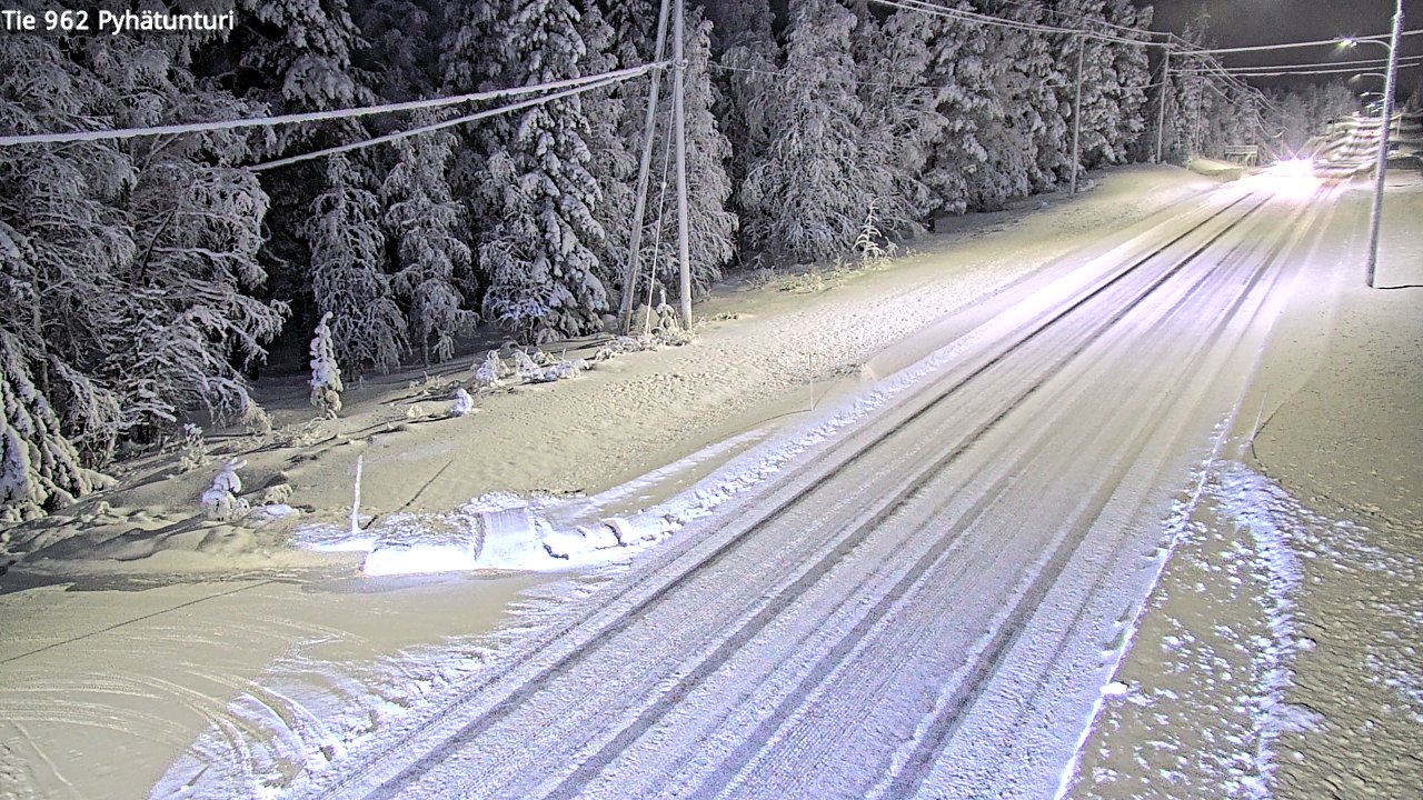 Kelikamerat Kuva Tie 962 Pelkosenniemi Pyhätunturi, Pelkosenniemi, Lappi
