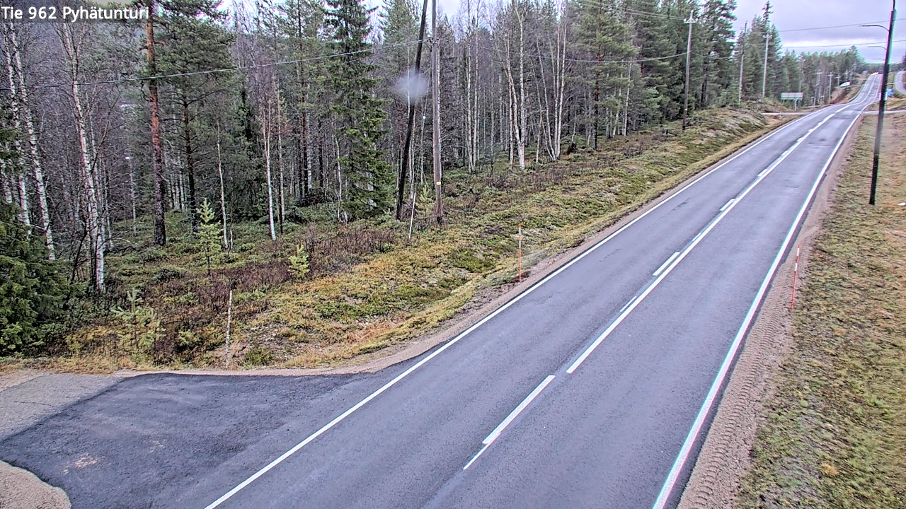 Kelikamerat Kuva Tie 962 Pelkosenniemi Pyhätunturi, Pelkosenniemi, Lappi