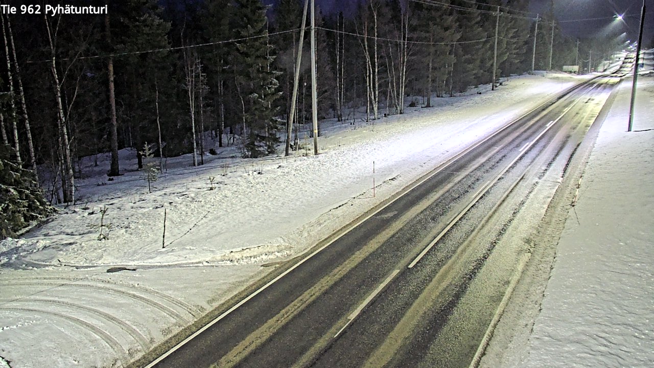 Kelikamerat Kuva Tie 962 Pelkosenniemi Pyhätunturi, Pelkosenniemi, Lappi