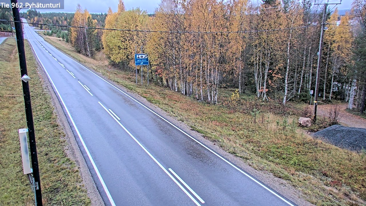 Kelikamerat Kuva Tie 962 Pelkosenniemi Pyhätunturi, Pelkosenniemi, Lappi