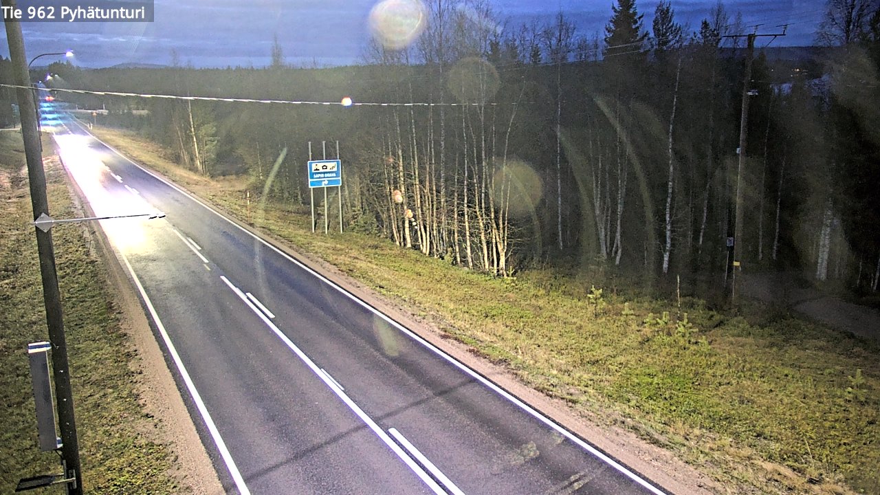 Kelikamerat Kuva Tie 962 Pelkosenniemi Pyhätunturi, Pelkosenniemi, Lappi