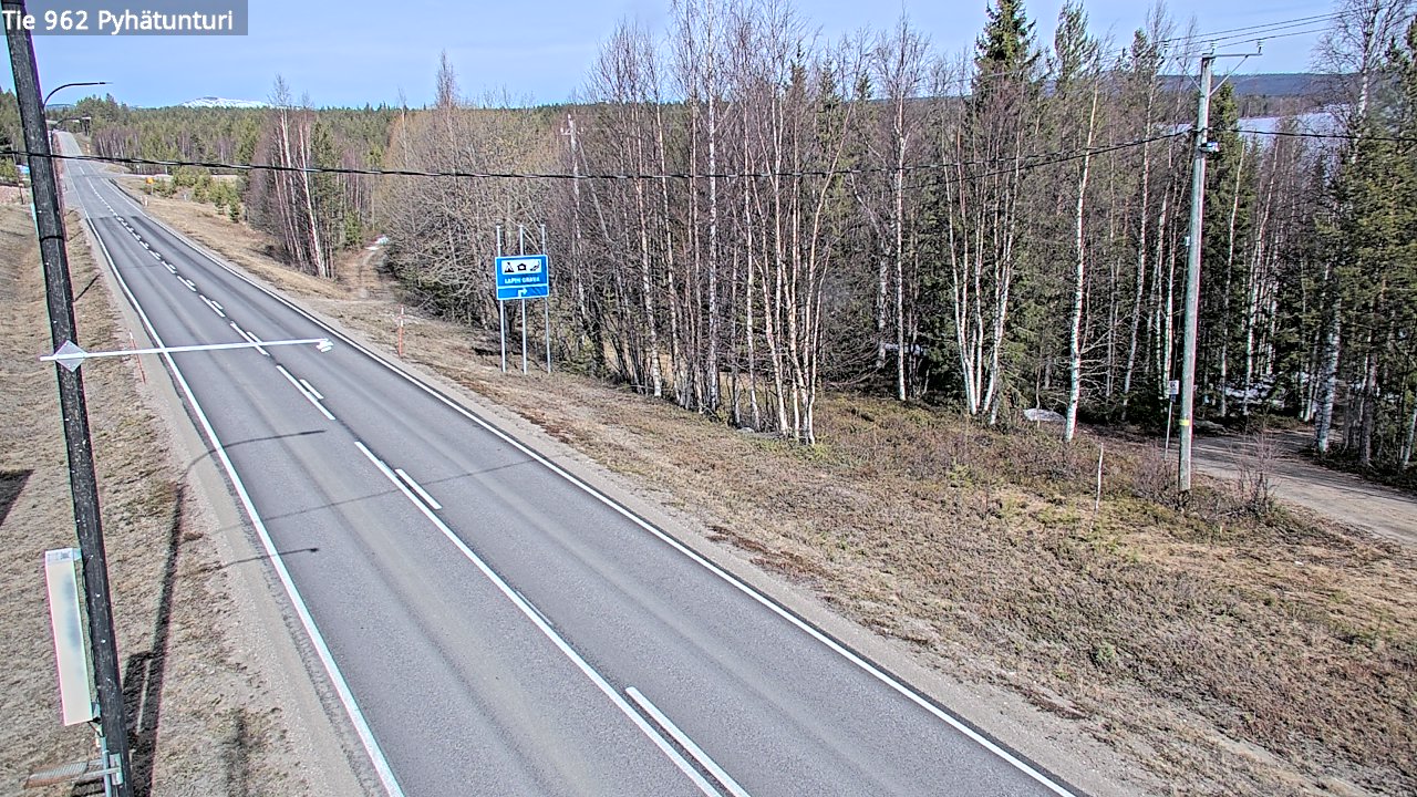 Kelikamerat Kuva Tie 962 Pelkosenniemi Pyhätunturi, Pelkosenniemi, Lappi