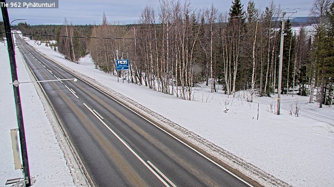 Kelikamerat Kuva Tie 962 Pelkosenniemi Pyhätunturi, Pelkosenniemi, Lappi
