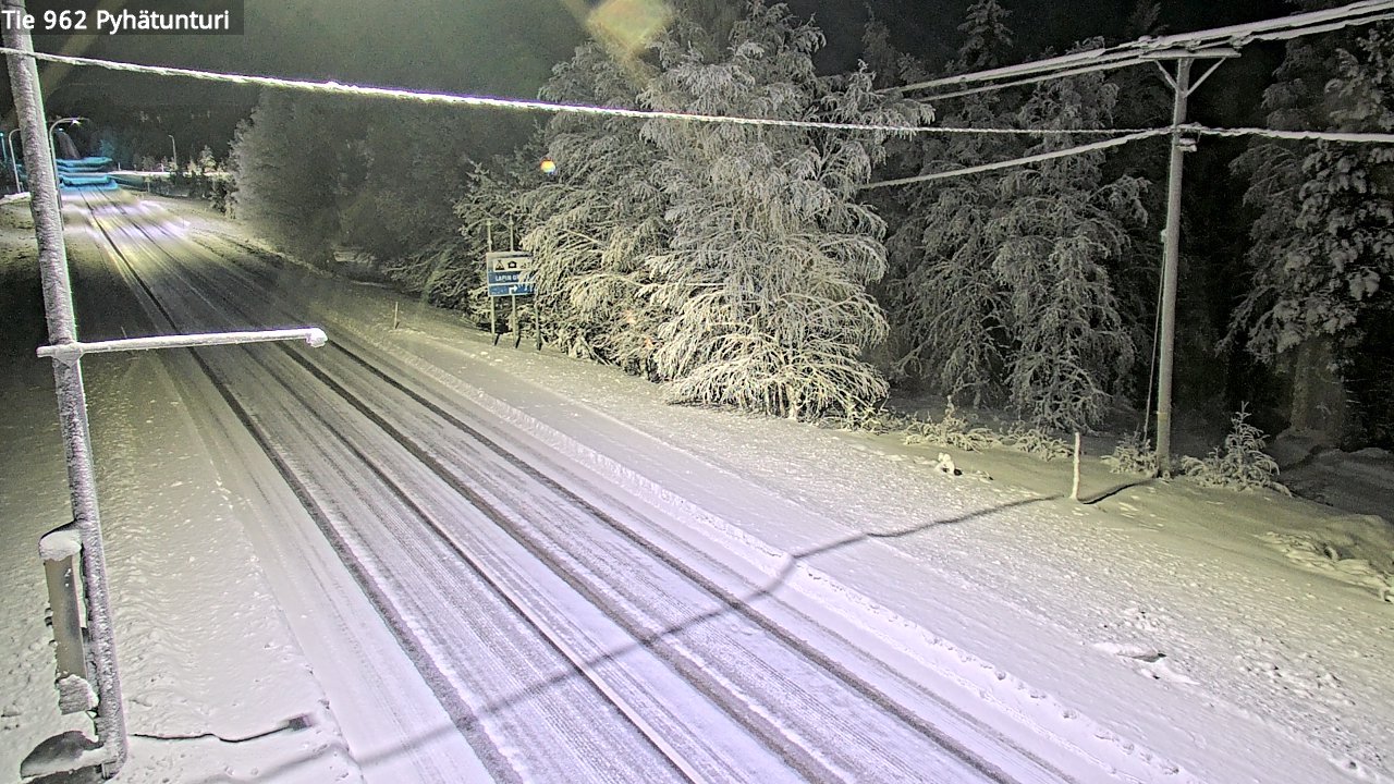 Kelikamerat Kuva Tie 962 Pelkosenniemi Pyhätunturi, Pelkosenniemi, Lappi