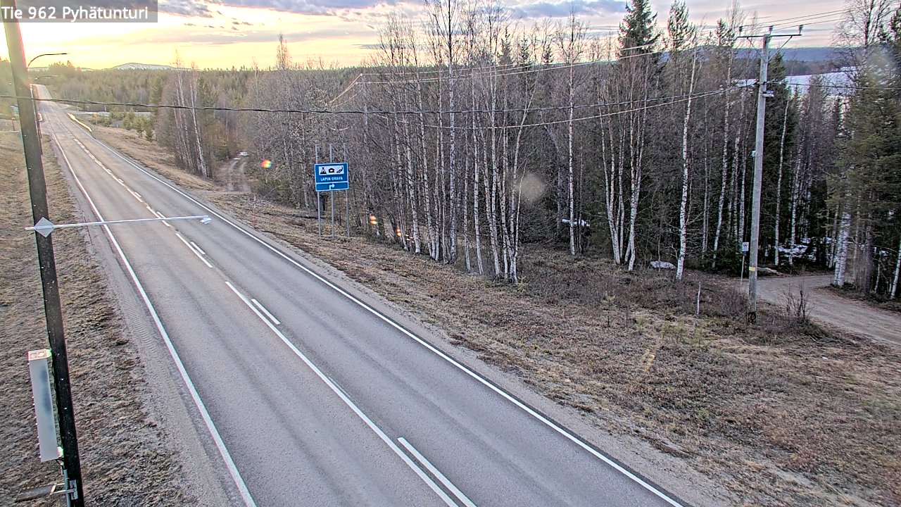 Kelikamerat Kuva Tie 962 Pelkosenniemi Pyhätunturi, Pelkosenniemi, Lappi