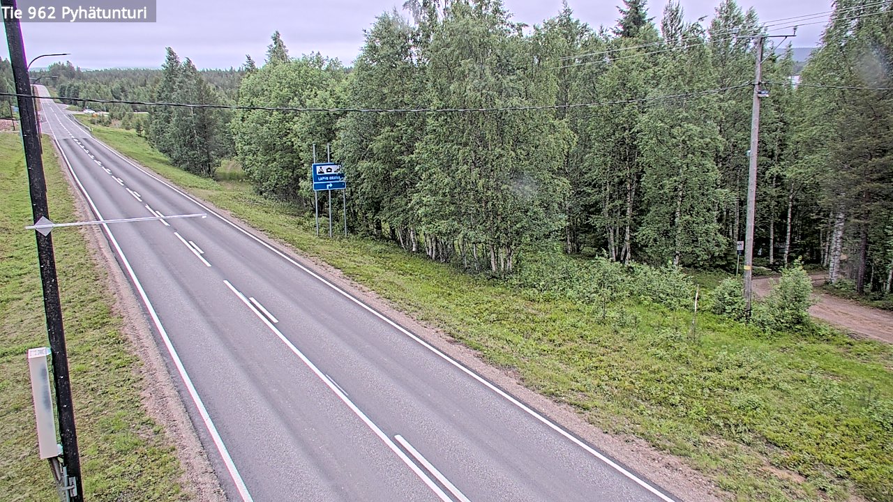Kelikamerat Kuva Tie 962 Pelkosenniemi Pyhätunturi, Pelkosenniemi, Lappi