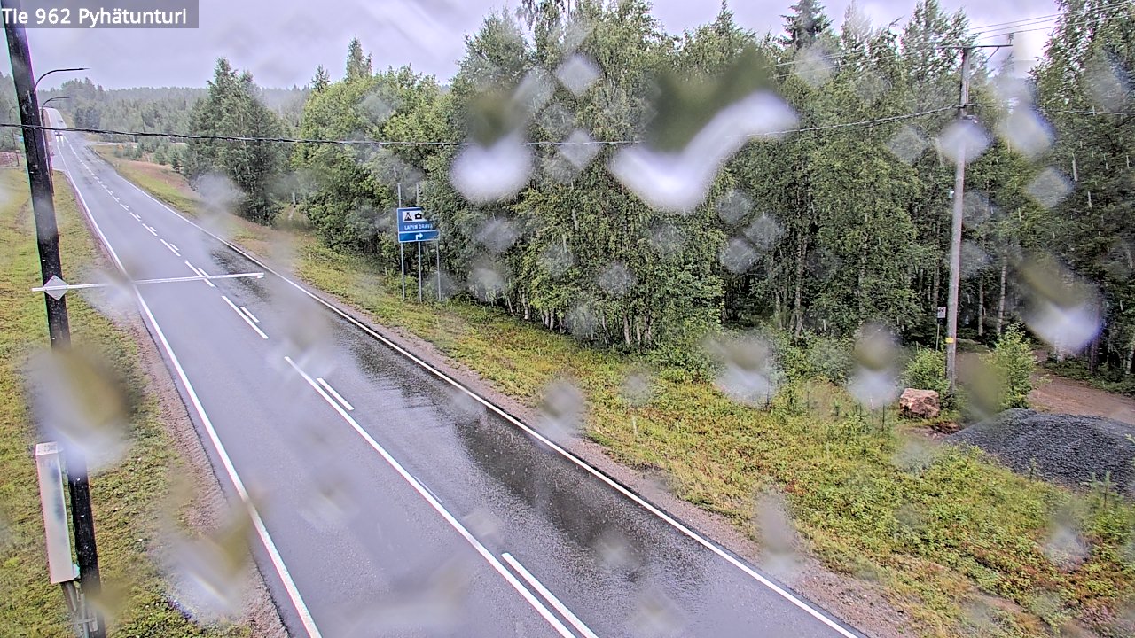 Weather Camera Image Road 962 Pelkosenniemi Pyhätunturi, Pelkosenniemi, Lappi