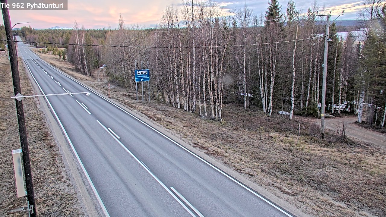 Kelikamerat Kuva Tie 962 Pelkosenniemi Pyhätunturi, Pelkosenniemi, Lappi