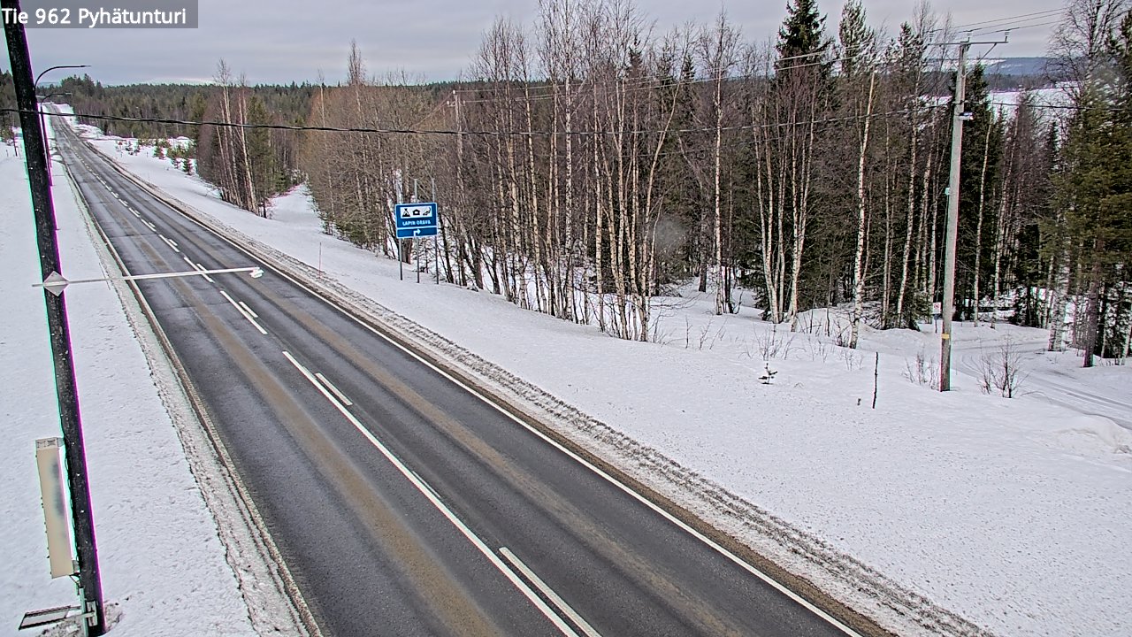 Kelikamerat Kuva Tie 962 Pelkosenniemi Pyhätunturi, Pelkosenniemi, Lappi