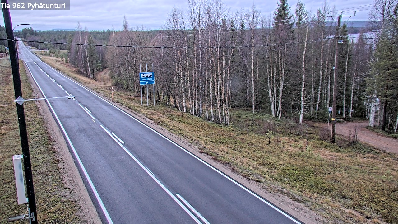 Kelikamerat Kuva Tie 962 Pelkosenniemi Pyhätunturi, Pelkosenniemi, Lappi