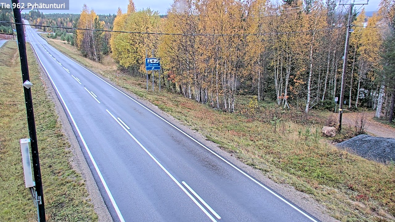 Kelikamerat Kuva Tie 962 Pelkosenniemi Pyhätunturi, Pelkosenniemi, Lappi
