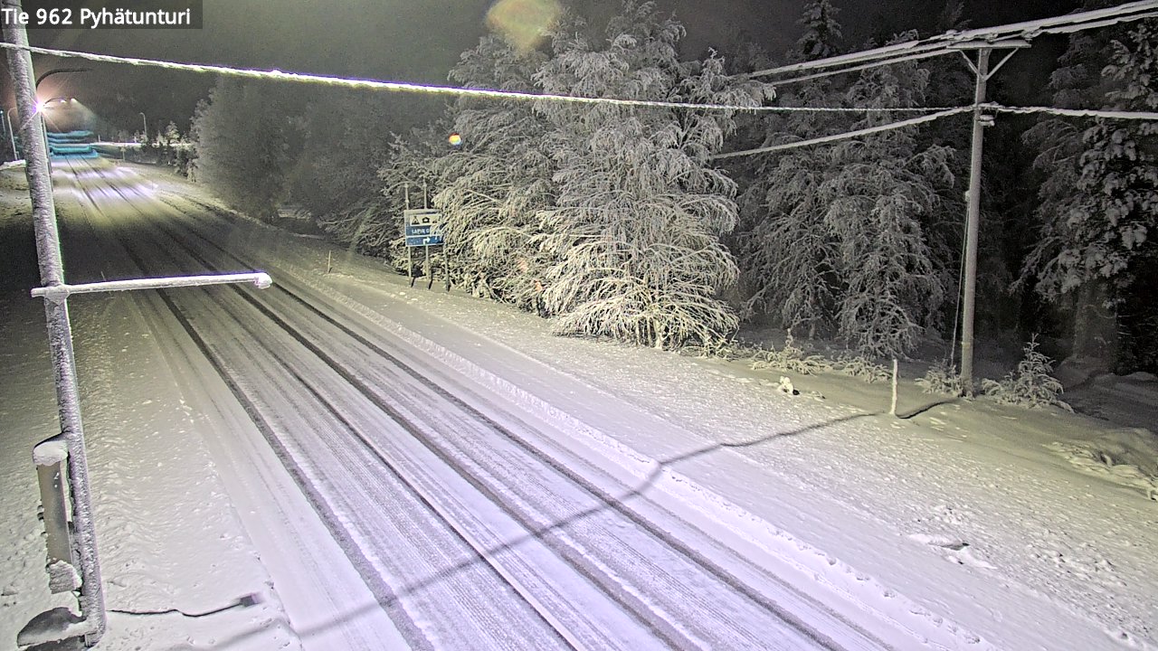 Kelikamerat Kuva Tie 962 Pelkosenniemi Pyhätunturi, Pelkosenniemi, Lappi