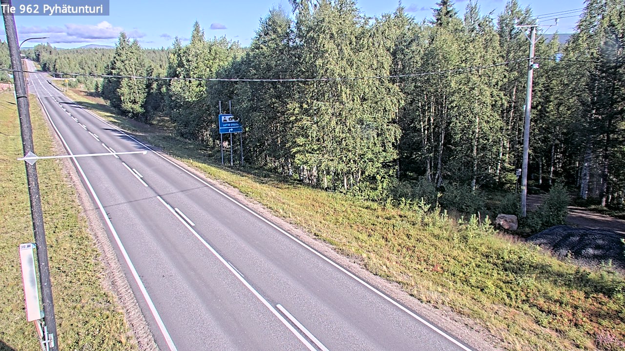 Kelikamerat Kuva Tie 962 Pelkosenniemi Pyhätunturi, Pelkosenniemi, Lappi