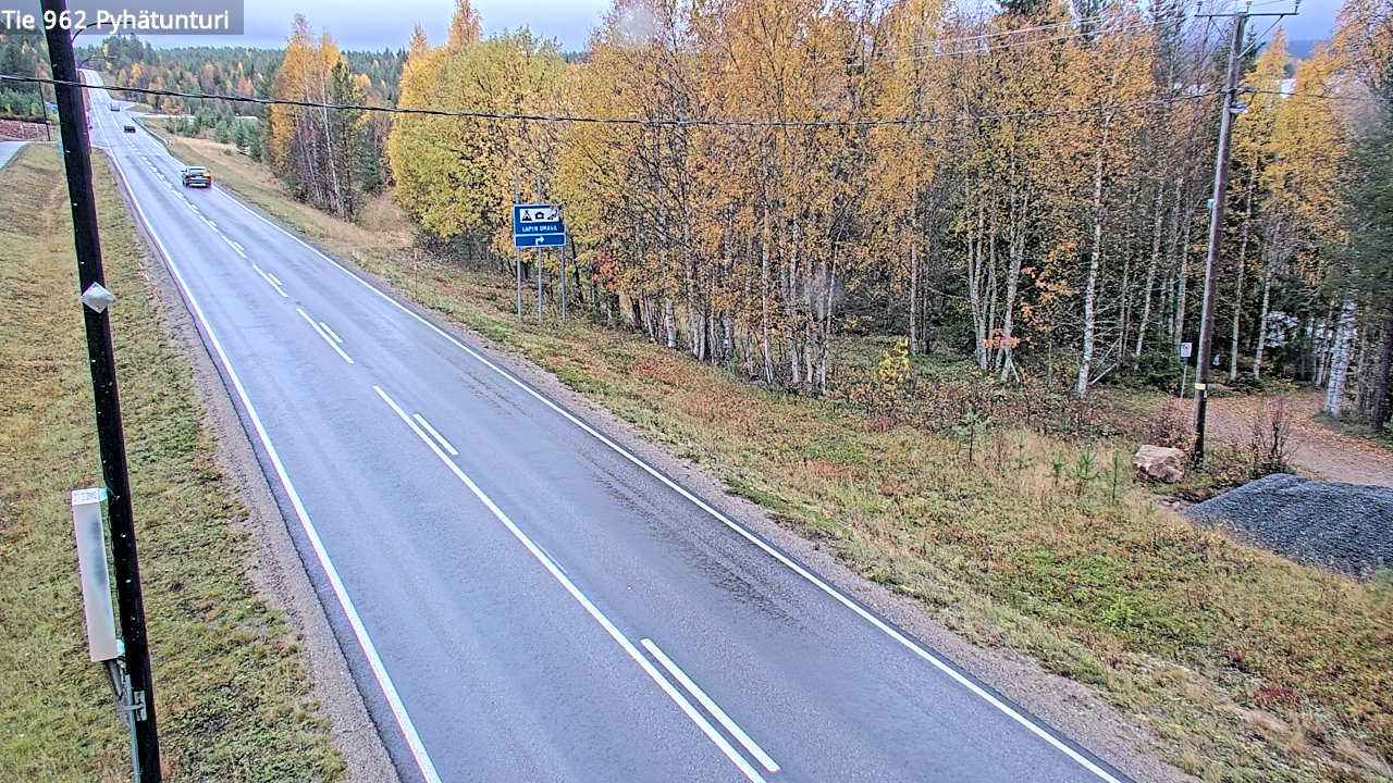 Kelikamerat Kuva Tie 962 Pelkosenniemi Pyhätunturi, Pelkosenniemi, Lappi