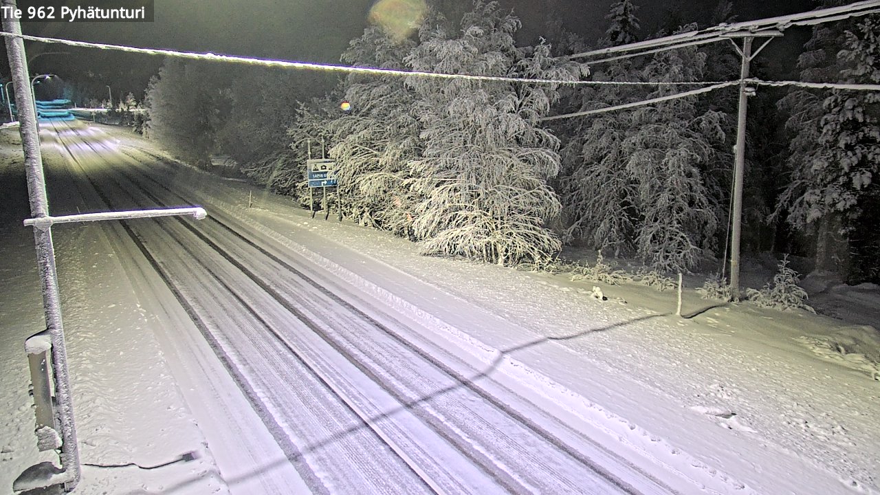 Kelikamerat Kuva Tie 962 Pelkosenniemi Pyhätunturi, Pelkosenniemi, Lappi