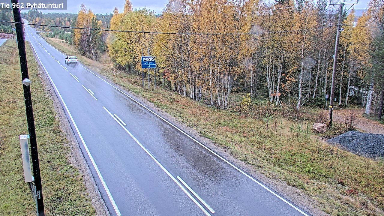 Kelikamerat Kuva Tie 962 Pelkosenniemi Pyhätunturi, Pelkosenniemi, Lappi