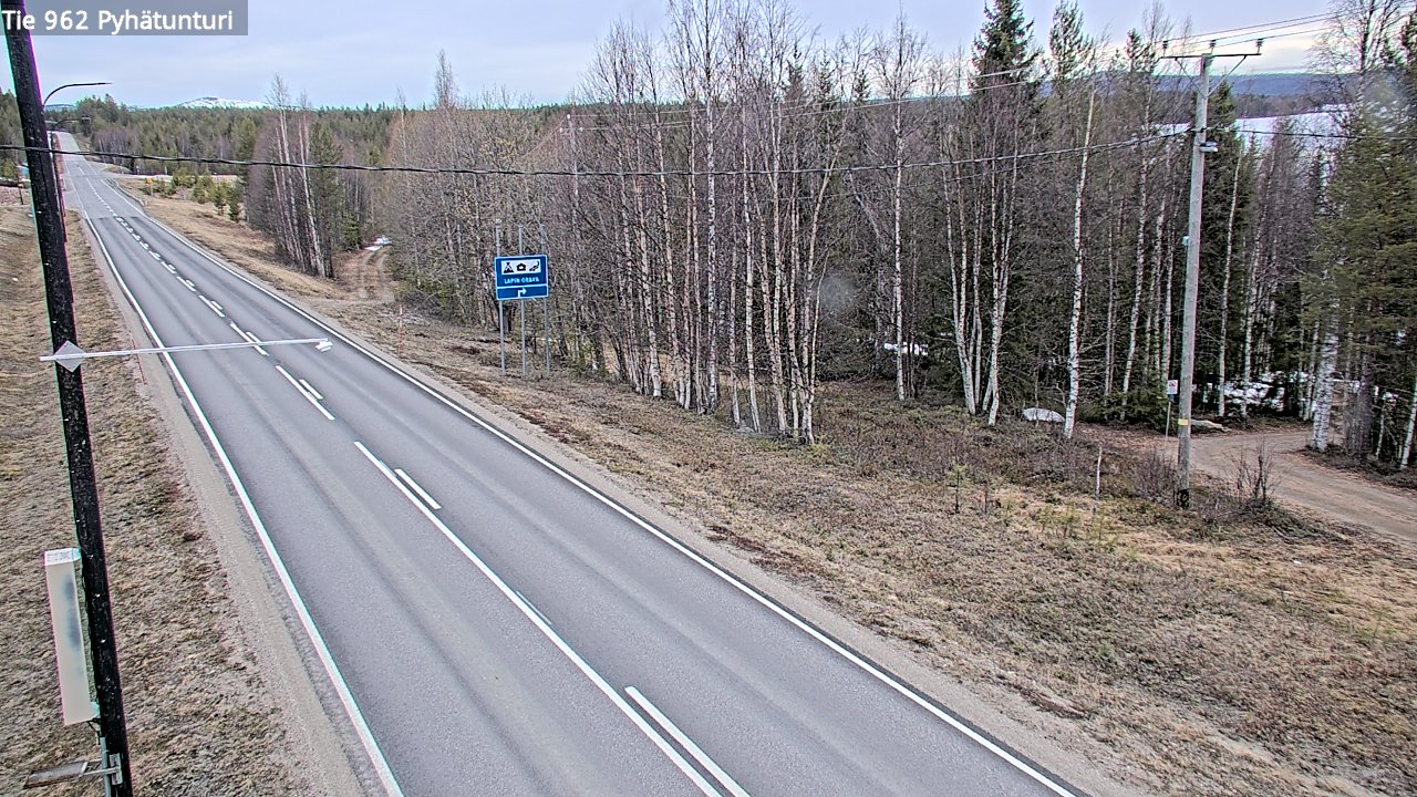 Kelikamerat Kuva Tie 962 Pelkosenniemi Pyhätunturi, Pelkosenniemi, Lappi
