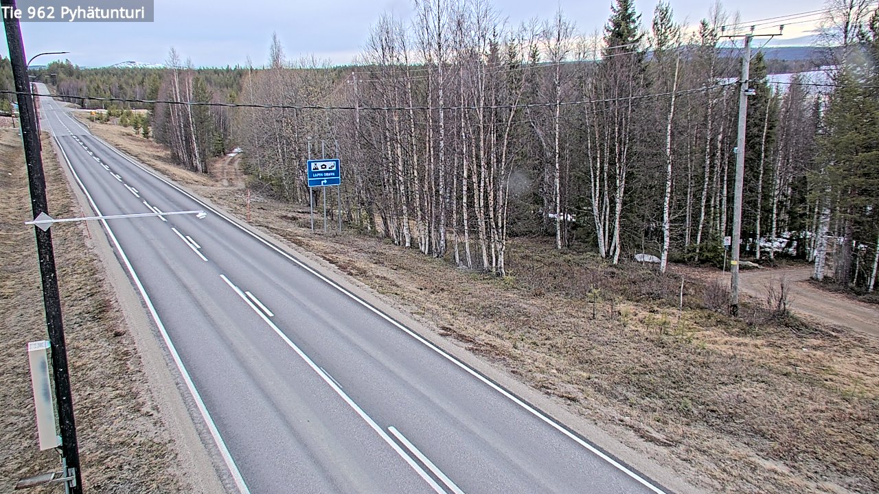Kelikamerat Kuva Tie 962 Pelkosenniemi Pyhätunturi, Pelkosenniemi, Lappi