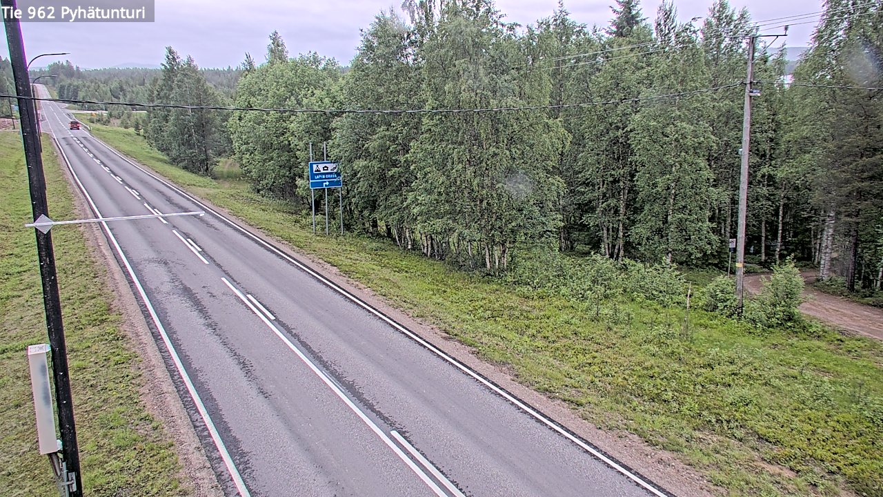 Kelikamerat Kuva Tie 962 Pelkosenniemi Pyhätunturi, Pelkosenniemi, Lappi