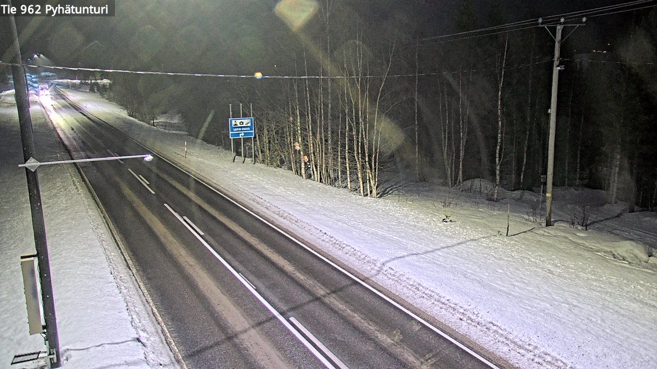 Kelikamerat Kuva Tie 962 Pelkosenniemi Pyhätunturi, Pelkosenniemi, Lappi