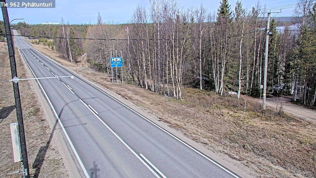 Kelikamerat Kuva Tie 962 Pelkosenniemi Pyhätunturi, Pelkosenniemi, Lappi