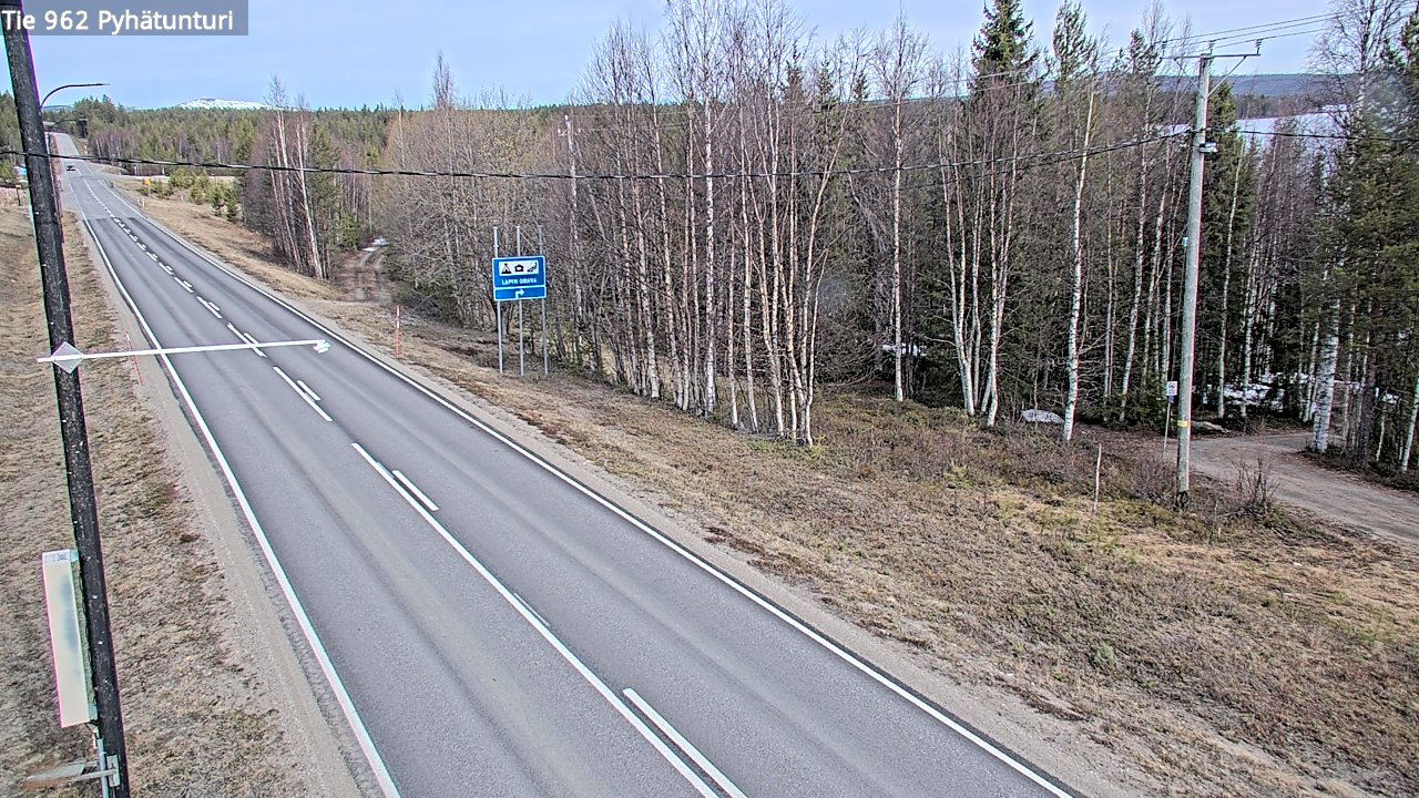Kelikamerat Kuva Tie 962 Pelkosenniemi Pyhätunturi, Pelkosenniemi, Lappi