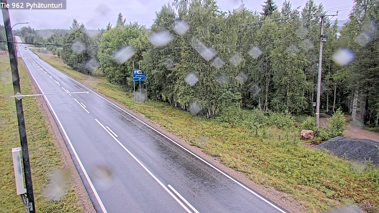 Weather Camera Image Road 962 Pelkosenniemi Pyhätunturi, Pelkosenniemi, Lappi