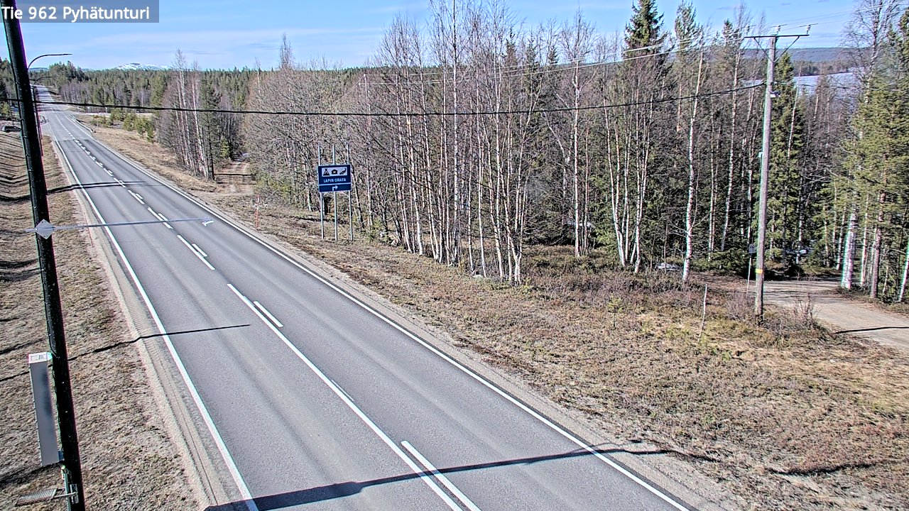 Kelikamerat Kuva Tie 962 Pelkosenniemi Pyhätunturi, Pelkosenniemi, Lappi
