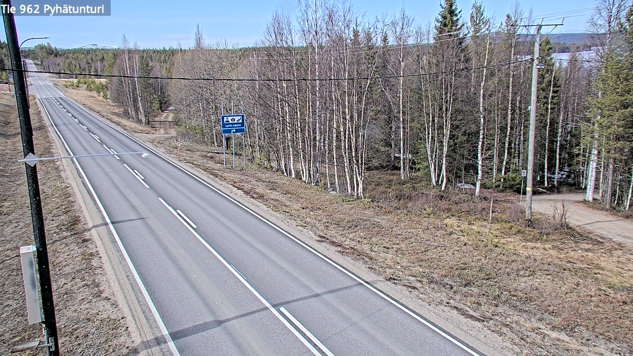 Kelikamerat Kuva Tie 962 Pelkosenniemi Pyhätunturi, Pelkosenniemi, Lappi
