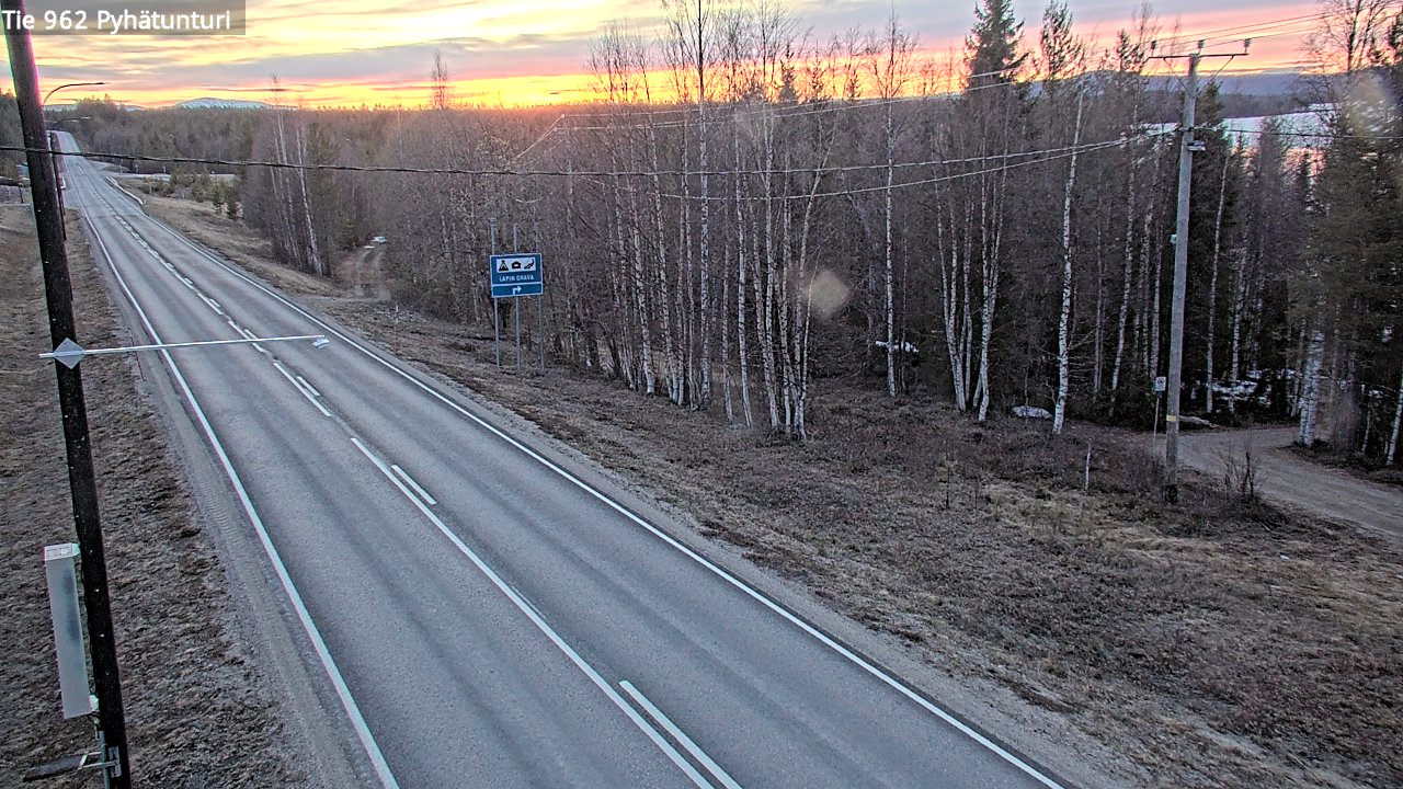 Kelikamerat Kuva Tie 962 Pelkosenniemi Pyhätunturi, Pelkosenniemi, Lappi