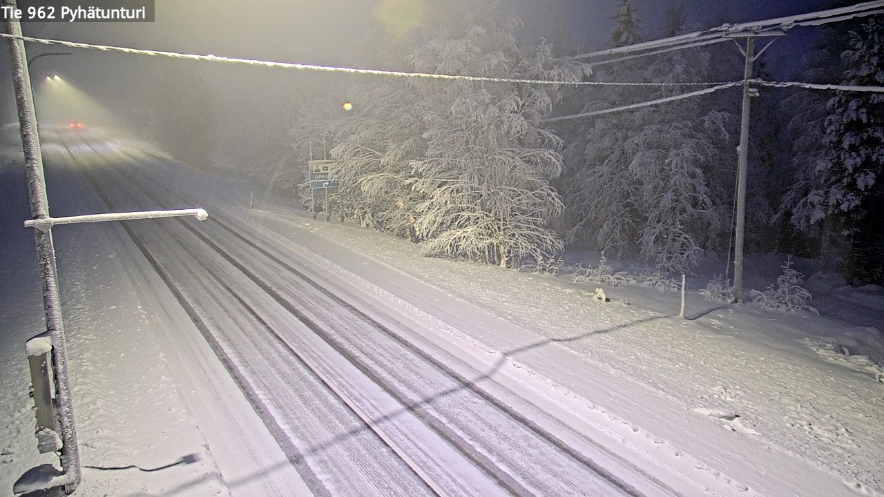 Kelikamerat Kuva Tie 962 Pelkosenniemi Pyhätunturi, Pelkosenniemi, Lappi