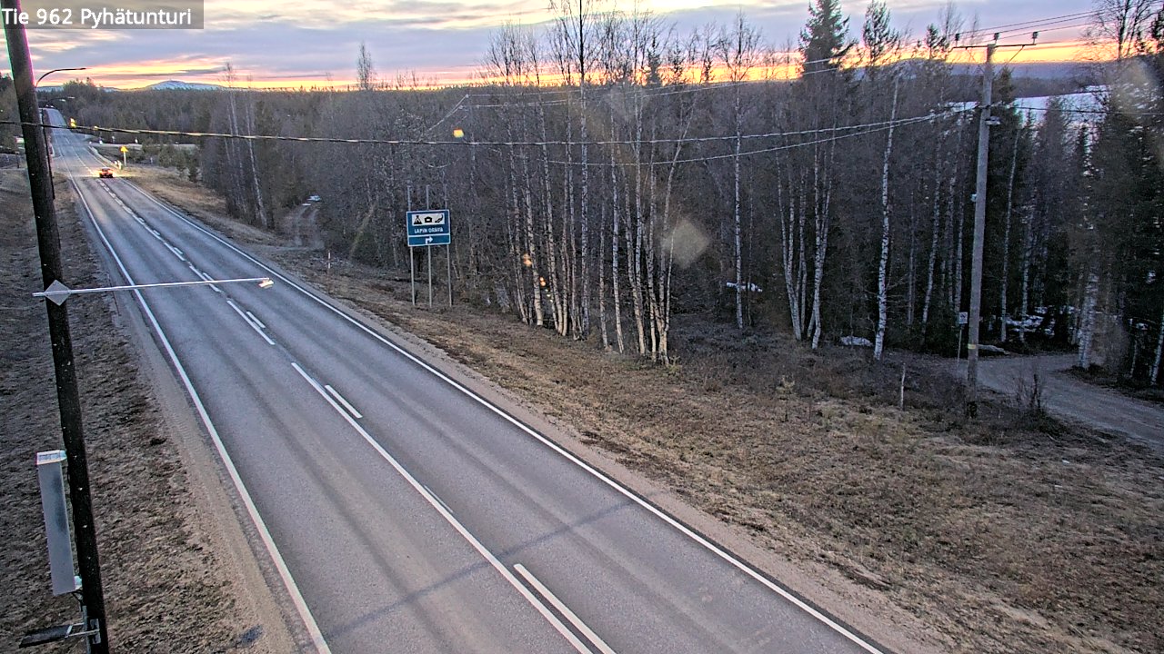 Kelikamerat Kuva Tie 962 Pelkosenniemi Pyhätunturi, Pelkosenniemi, Lappi