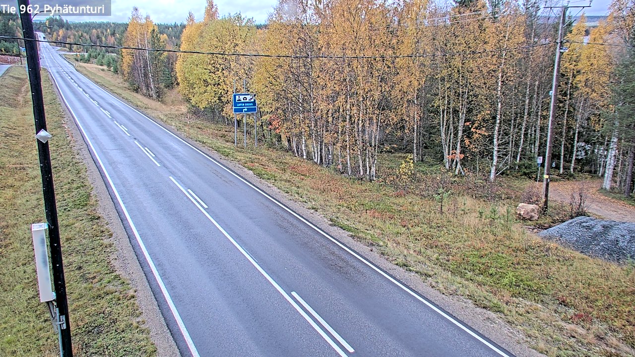 Kelikamerat Kuva Tie 962 Pelkosenniemi Pyhätunturi, Pelkosenniemi, Lappi