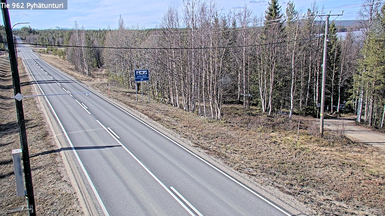 Kelikamerat Kuva Tie 962 Pelkosenniemi Pyhätunturi, Pelkosenniemi, Lappi