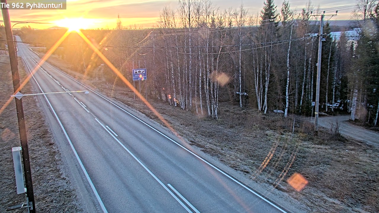 Kelikamerat Kuva Tie 962 Pelkosenniemi Pyhätunturi, Pelkosenniemi, Lappi