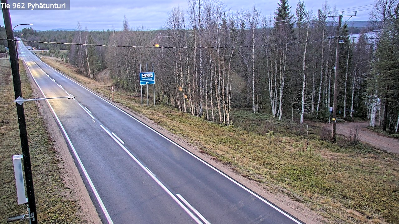 Kelikamerat Kuva Tie 962 Pelkosenniemi Pyhätunturi, Pelkosenniemi, Lappi
