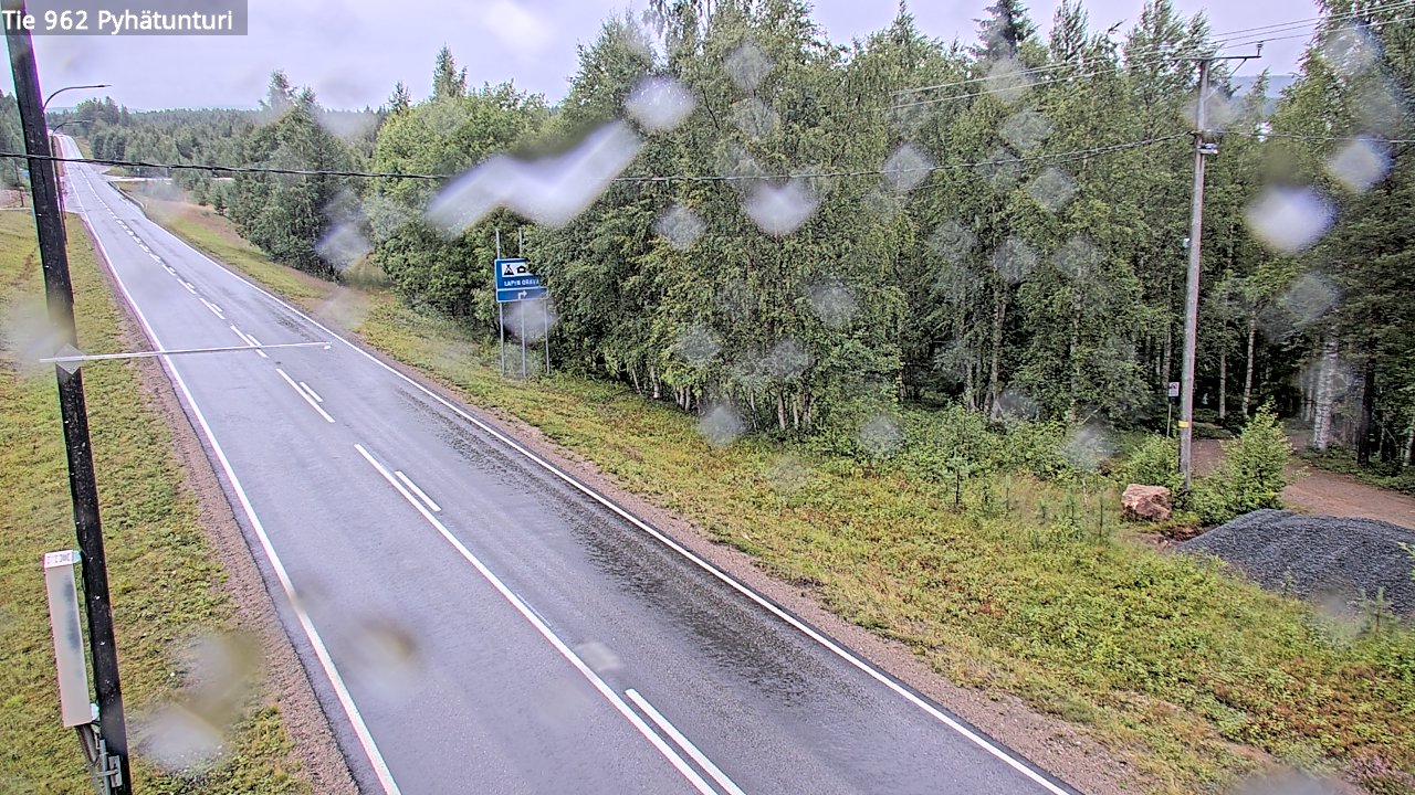 Weather Camera Image Road 962 Pelkosenniemi Pyhätunturi, Pelkosenniemi, Lappi